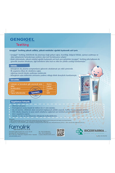 Gengigel Teething Jel Diş Çıkarma Jeli 20 ml