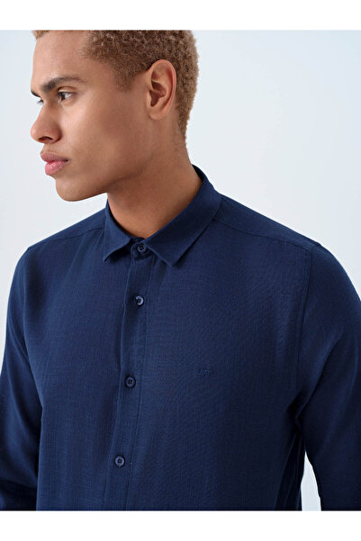 Loft Ανδρικό πουκάμισο Regular Fit Navy Blue LF2038874