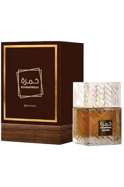 lattafa Eau De Parfum Khamrah Coffee with Vanilla and Cinnamon for Men and Women, Sapphire's Choice, 100ml -