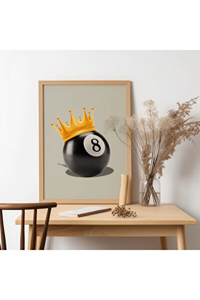 UNT Tablou modern la modă cu rama din lemn