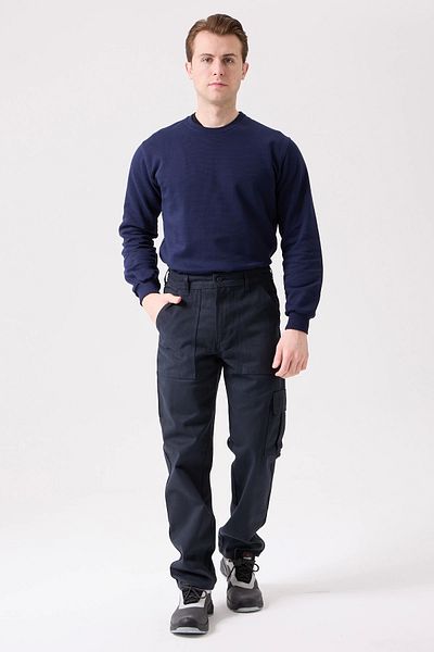 Kardelen İş Elbiseleri Winter Work Pants - 100% Cotton Gabardine, Semi Elastic Waist, Multi Pockets, Cold Weather Protection