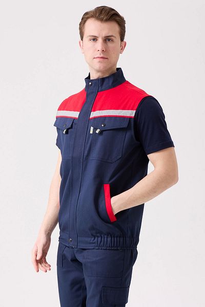 Kardelen İş Elbiseleri Royal Summer Work Vest - Lightweight, Breathable, Reflective, and Multi-Pocket
