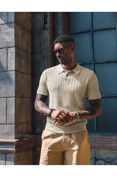 youknitwear you Μπλουζάκι Ruben Polo Collar Knitwear