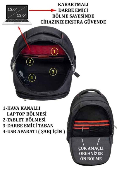 Case Club Dada 01 Middle School-High School Daily School Backpack Waterproof Fabric