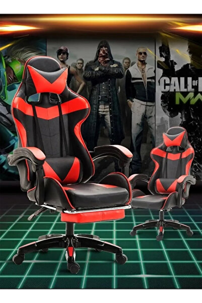 Cady One Gaming Chair Adjustable  Leather Back Lumbar Support Comfortable Armrest Headrest