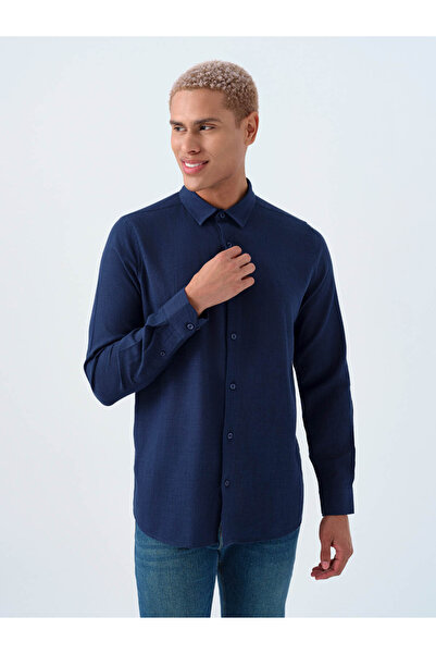 Loft Ανδρικό πουκάμισο Regular Fit Navy Blue LF2038874