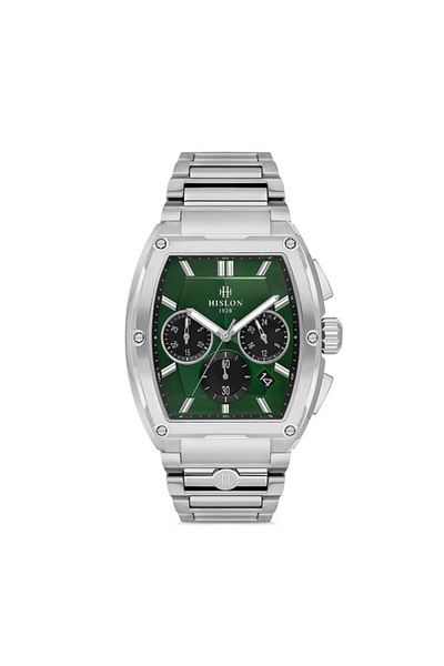 Hislon Ms151S-15Ss Men's Watch 42 X 54 mm Case Diameter, Stainless Steel Band, Sapphire Coated Glass