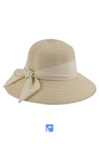 Kardelen Butik Denizli Short Brim Luxury Hat for Women 57-58 cm (There Is a Narrowing Rope Inside)