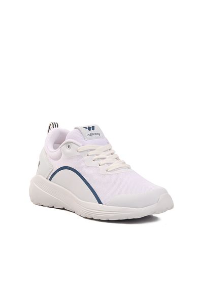 AYK'S White-Navy Blue Unisex Sports Shoes Dera 640 g