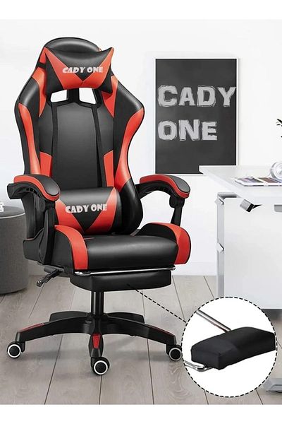 Cady One كرسي ألعاب بمسند ظهر جلدي قابل للتعديل ومسند رأس مريح