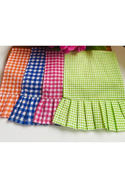ELÇİÇEK HOME Presentation Napkin, Coffee Side, Cocktail Napkin, Presentation Holder (4Pcs)