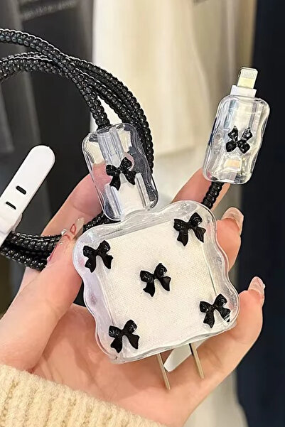 WANNACASE Iphone 20W Uyumlu Şarj Kablosu Başlığı Adaptörü Koruma Kablo Koruyu...