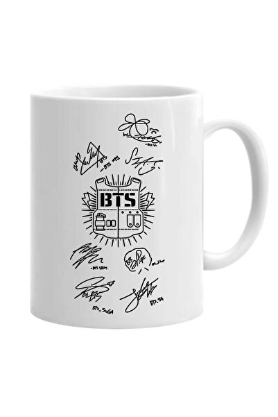 OEM Cană albă personalizată bts kpop, INOVATIX®. 330 ml
