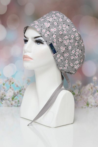 doktorbonem Mărime standard Gri Floral Garden Bone chirurgical Doctor Asistentă Medicală Spital Bone