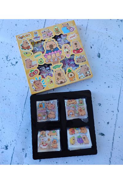 senacacollection Capybara Kuromi Sticker 570 Pieces Transparent Sticker 1 Piece