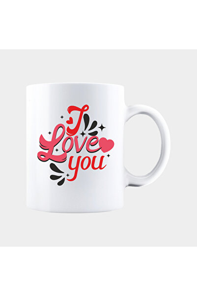 OEM Εξατομικευμένη λευκή κούπα I LOVE YOU, INOVATIX®. 330 ml