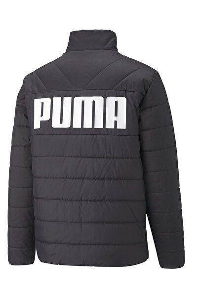 Puma Ess+ Padded Jacket 849349-01 Φουσκωτό Ανδρικό Παλτό ΜΑΥΡΟ