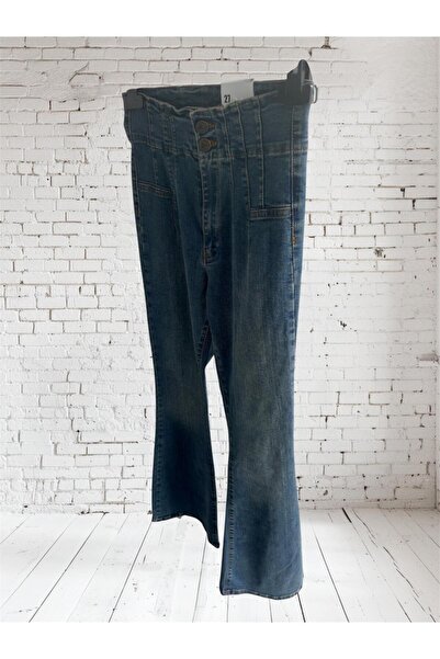 Xlovejeans PENSLİ İSPANYOL KOT PANTOLON