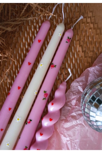 YABA 4 ADET MUM SETİ