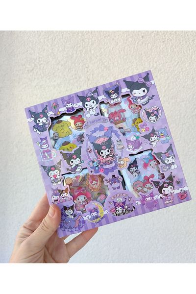 senacacollection Kuromi Sticker 570 Pieces Transparent Sticker