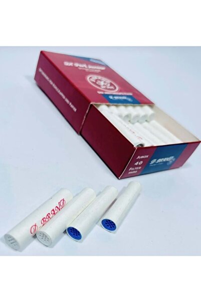 panda hediyelik D-brand Pipo Filtresi 9 Mm Pipo Filtresi 40 Adet Pipo Filtresi