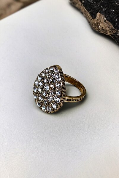 FAYRA ACCESSORIES Zircon Stone Embroidered Water Drop Earrings