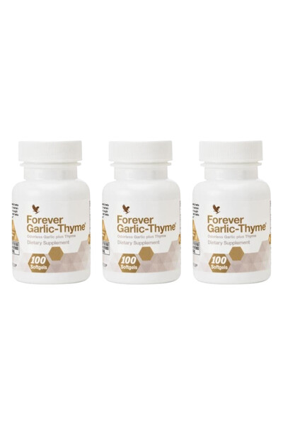 Forever Living ثوم وزعتر X3