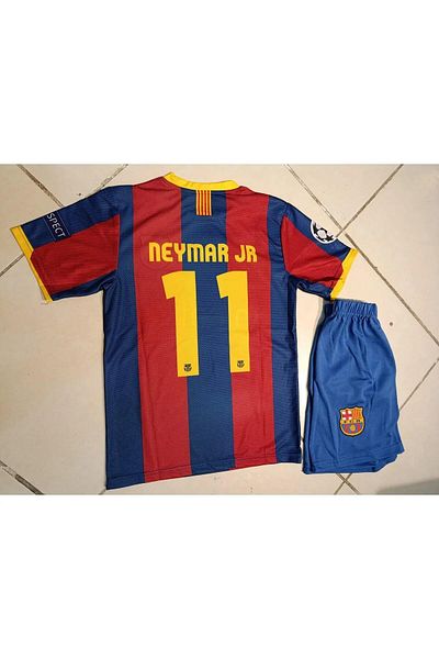 yenteks Neymar Jr Tricou Copii Retro Barcelona Sezon 2011 Uniformă 4L