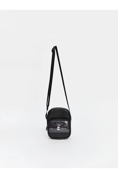 LC Waikiki Lcw Accessories Black Kuromi Printed Girl's Crossbody Bag