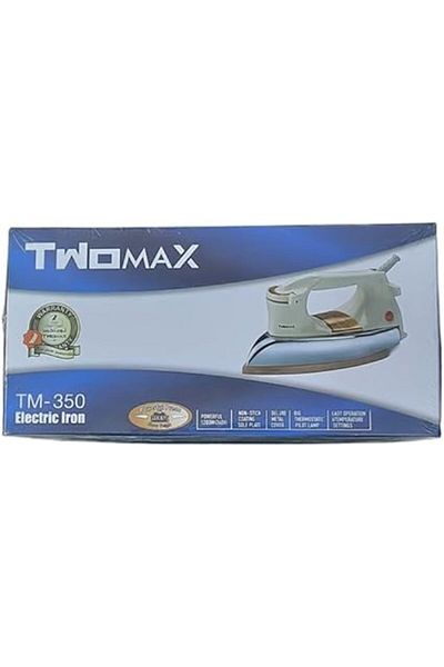 TWOMAX Electric Dry Iron Heavy Weight 1200W TM-350 - White