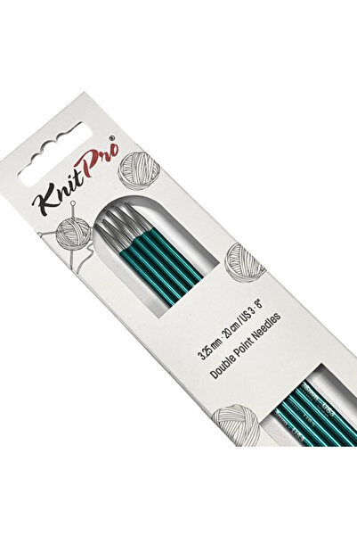 KnitPro Zing Beş Şiş (Çorap Şişi) Renkli 20 cm