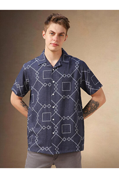 Dennis Lingo By Styli Relaxed Fit Short Sleeves Casual Shirt