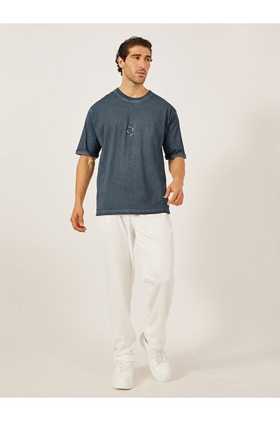 Styli Snake Embroidered Oversized T-Shirt