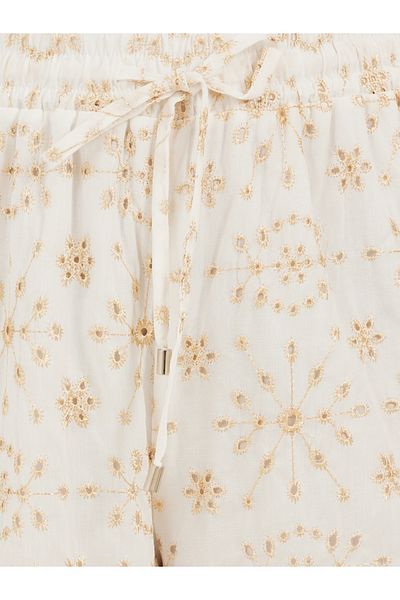 Styli Printed Wide Leg Pants with Drawstring