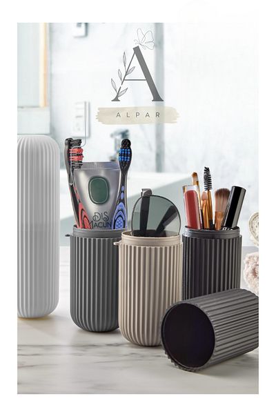 ALPAR 1Pc Travel Box Toothbrush Case Makeup Brush Case Bag Inside Box Goods Carrying Box