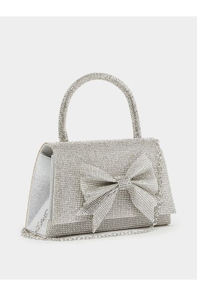Styli Embellished Bow Detail Handbag