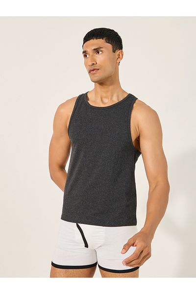 Styli Cotton Stretch Round Neck Vest