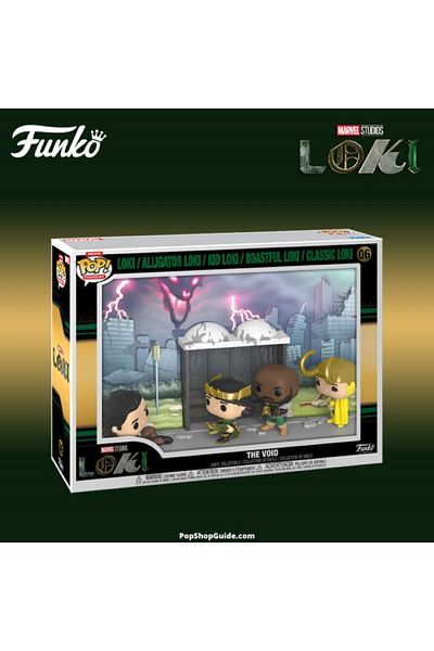 Funko Pop! Moments Deluxe: Loki - Loki, Alligator Loki, Kid Loki Boastful Loki and Classic Loki (the Void)