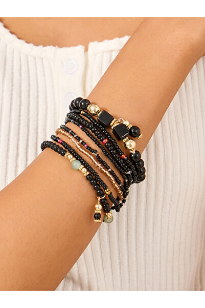 Styli مجموعة من 7 أساور من الخرز