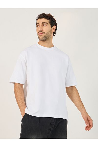 Styli Back Graphic Print Dropped Shoulder Oversized T-Shirt
