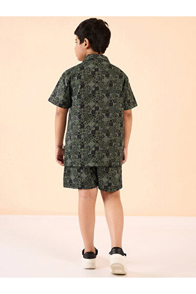 Stylo Bug By Styli Rayon Short Sleeve Shirt and Shorts Set for Boys