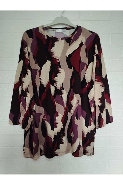 anne moda ankara Very Large Size Velisyon Viscose Summer, Long Sleeves