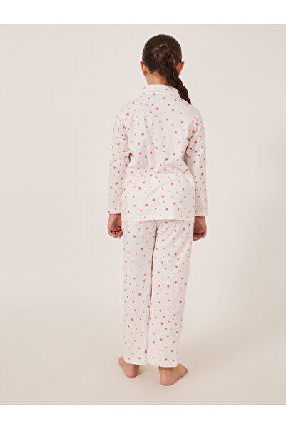 Styli All-Over Star Print Shirt and Pyjama Set
