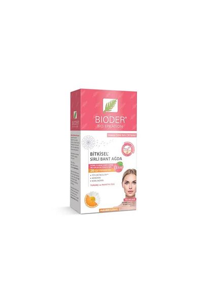 Bioder 20 Pieces of 5 Cirli Herbal Tapes - For Face in Waxing