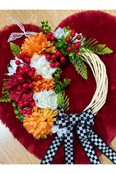 Marrone Kokinalı Kapı Süsü Fantastik Kurdele