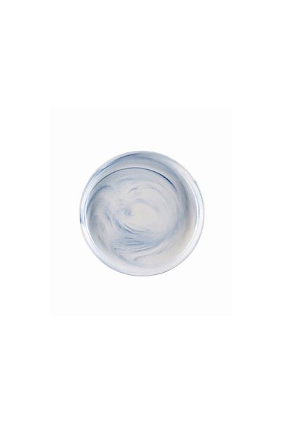 Paşabahçe Marble Porcelain Serving Plate Round