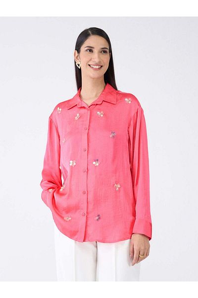 Salt Attire Women's Solid Shirt For Office, Casual Wear & Everyday Smart Styling