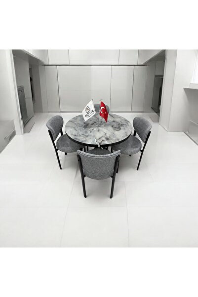 ROYALİSA TABLE CHAİR ROYALİSA LUNA 4 KİŞİLİK MUTFAK MASA TAKIMI