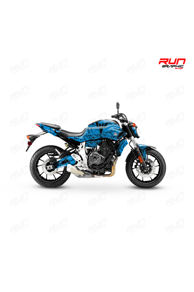 Run Grafik Shop KIT GRAFIC BULLETT pentru YAMAHA 2014-17 MT 07