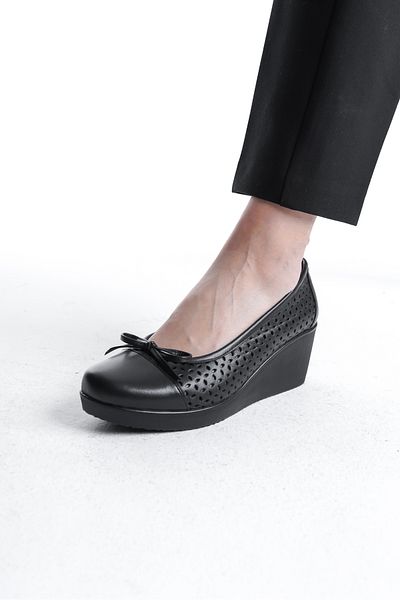 Elile Shoes Pantofi de damă cu toc cu pană din piele naturală Mărimea 35-41-42-43-44